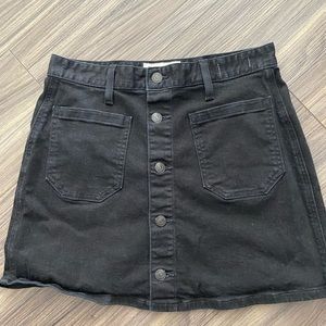 Ralph Lauren Black Denim Skirt